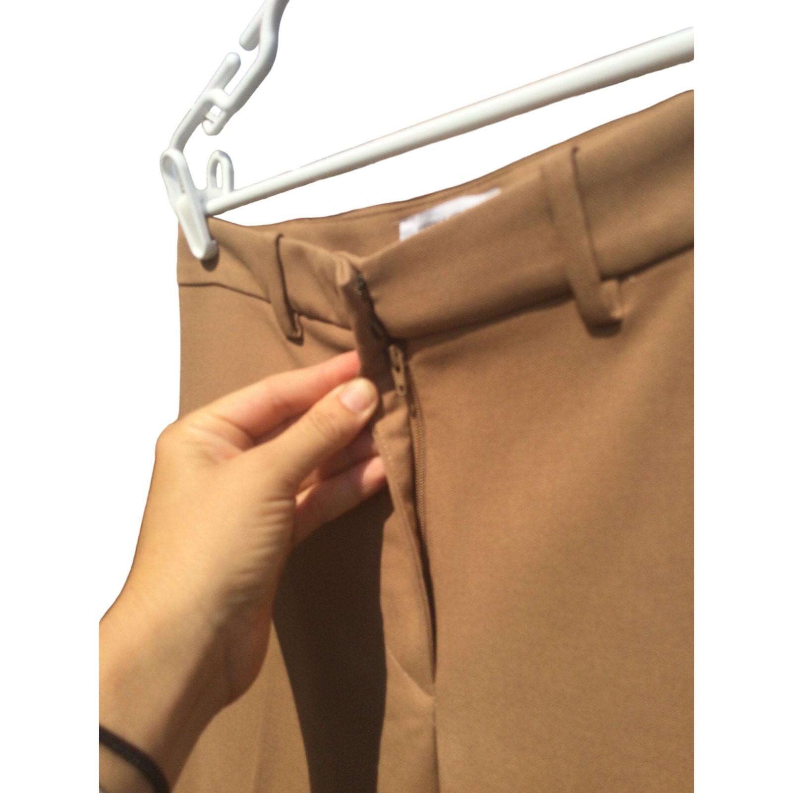 ALTRA & other stories abito donna pantalone 6 kaki marrone gamba larga ufficio business carriera