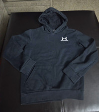 Under Armour Boys YL Pullover Hoodie Black