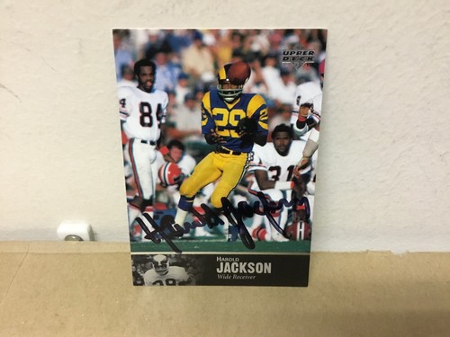 Harold Jackson [Autograph] #AL-118 1997 Upper Deck Legends card