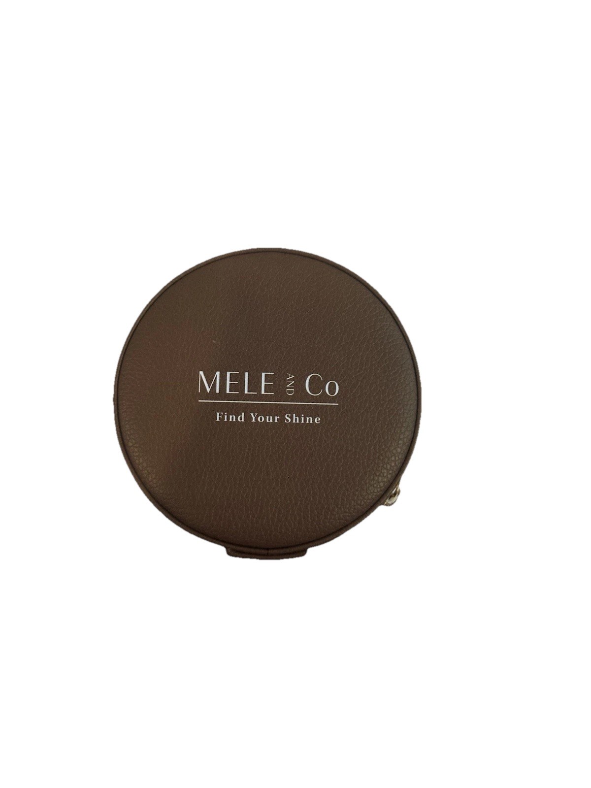 Mele and Co Find Your Shine Travel Jewelry Case Tan/Beige New In Box