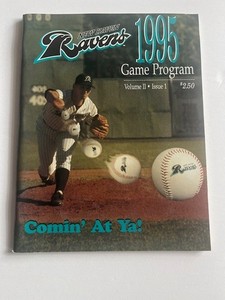 1995 New Haven Ravens Game Program Volume II issue 1