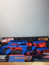 Nerf Alpha Strike Blaster Kit with 4 Guns and 12 Elite Bullets - New / Sealed