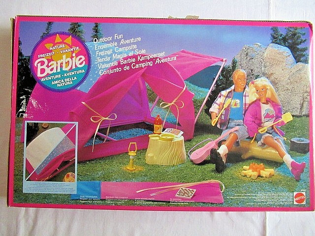 Barbie 67002 Ensemble Aventure 1993 : Pièce de Musée en Boîte d'Origine État Neuf