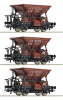 Roco 6600265, 3Tlg. Set Talbot Schotterwagen, Drg, Neu & Ovp, H0