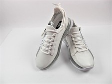 DKNY Women's Tokyo Low Top Slip on Sneakers SNEA White/Silver Size 7.5 New