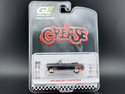 #ad Greenlight 1949 Mercury GREASE BLACK with Flames 62010 B 1 64 $7.99