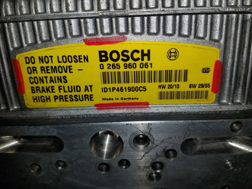 2003 - 2008 MERCEDES W211 R230 SL500 SL600 CLS500 ABS SBC 防锁液压泵 — 第 2/4 张图片