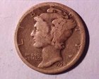 1928-S  MERCURY DIME VG+  **1010-5A