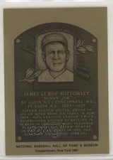 1981-89 Metallic Hall of Fame Plaques 1981 Jim Bottomley HOF
