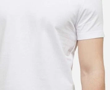 Kenneth Cole Men's Eyelet Henley T-Shirt White Size Small - Picture 3 of 4