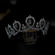 Princess Crowns Women Hair Accessories Wedding Headbands Jewelry Crystal Coronet