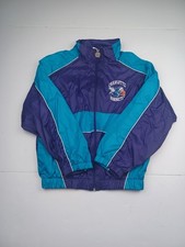 Vtg Charlotte Hornets Tracksuit Youth 10/12 Teal Purple NBA Warm Up 90s