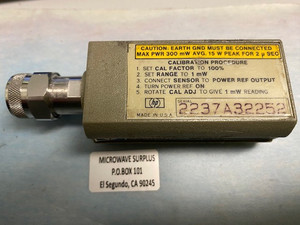 HP Agilent Keysight 8481A POWER SENSOR 10 MHz-18 GHz -30dBm TO +20dBm GUARANTEED