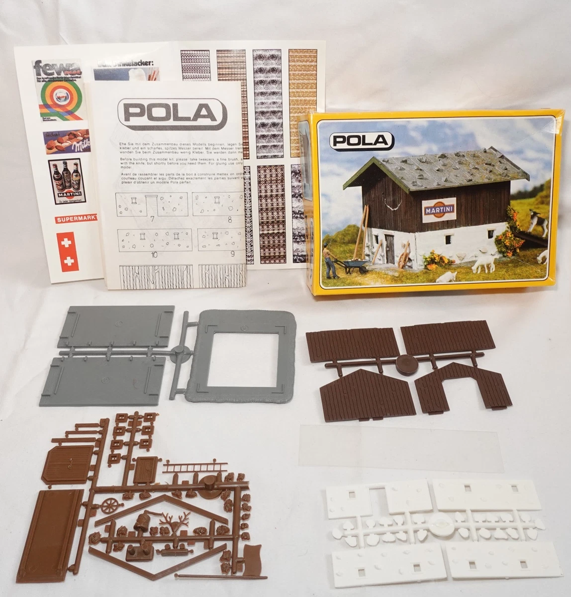 Kit Faller HO 1/87 - Ferme, Grange, Moulin, Chapelle - Époque 1 - Neuf