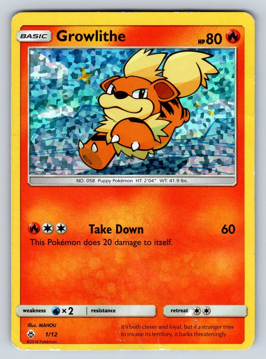 Growlithe Pokémon TCG Cards for sale | eBay