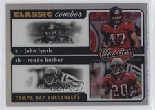 2022 Panini Classics Classic Combos Silver John Lynch Ronde Barber HOF 0o52