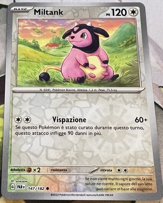 Pokemon Temporal Paradoxon PARit DEU: MILTANK 147/182 Common Reverse