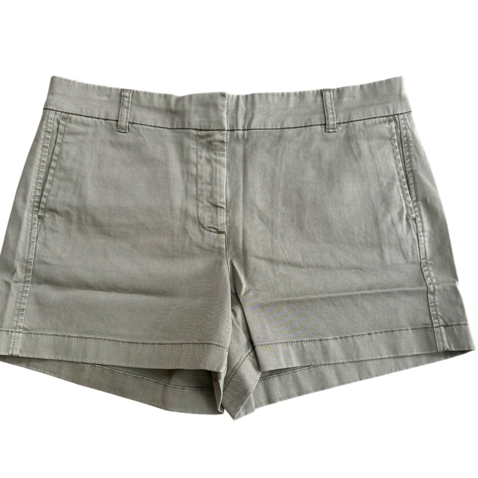 NWT J Crew Heritage Chino Shorts Womens Size 10 Green 4