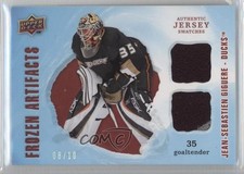 2008 Upper Deck Artifacts Frozen Jersey Dual Red 8/10 Jean-Sebastien Giguere 2a8