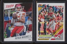 PATRICK MAHOMES II (LOT x2) 2018 Panini Prestige 2019 Donruss Chiefs JA145