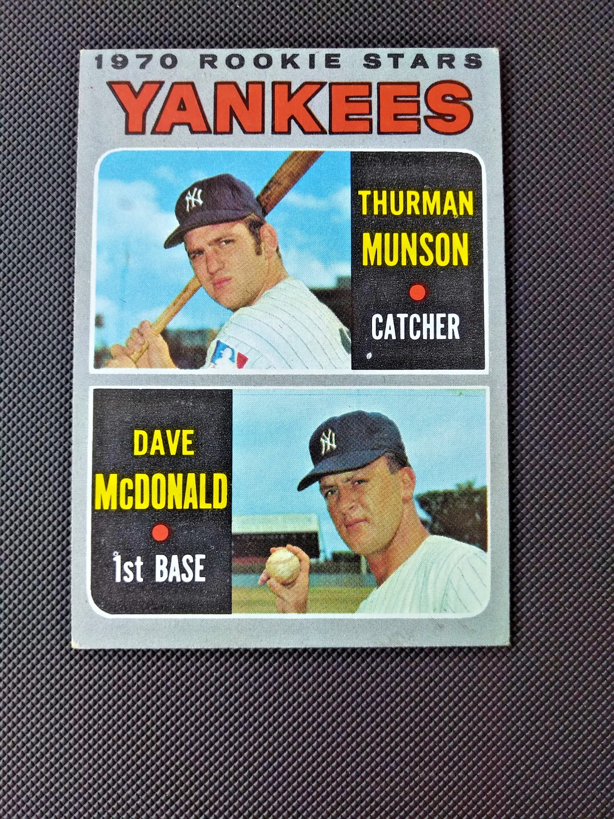 1970 Topps - 1970 Rookie Stars Thurman Munson  #189 (RC) EXC/VG - Clean & Sharp