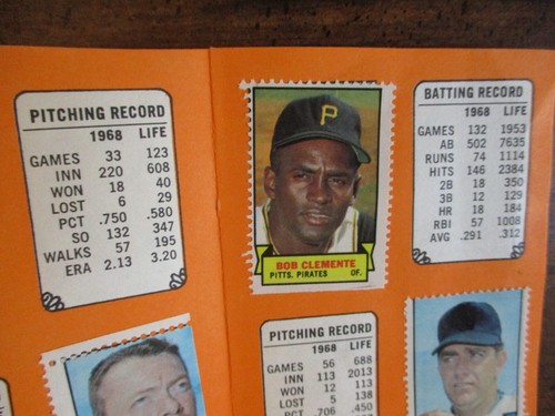 PIRATES 1969 Topps Briefmarkenalbum (Comp/ROBERTO CLEMENTE/WILLIE STARGELL/MAZ/S BLASS
