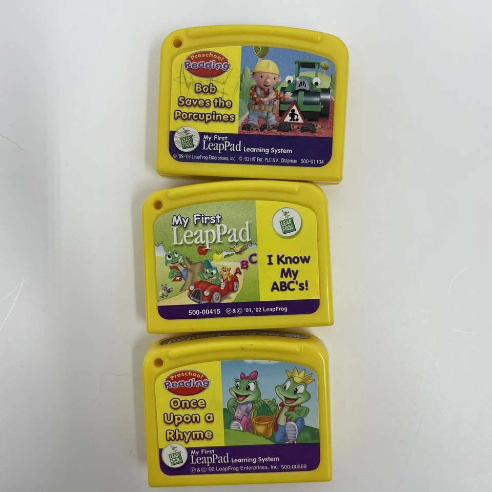 Leap Frog My First LeaPad Bob The Builder Bob Saves the Porcupine/I Know My ABC - Image 4 of 4