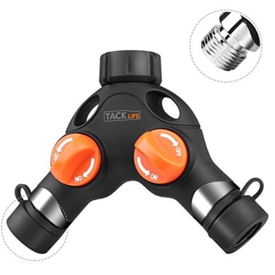 TACKLIFE 2-Wege-Y-Schlauchverteiler/stabile Konstruktion/3/4-M - F2