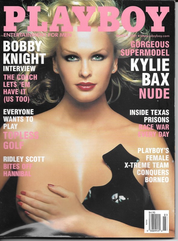 Playboy Magazine March 2001 Miriam Gonzalez Playmate COMPLETE Kylie Bax