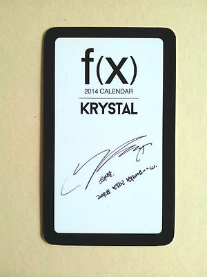 FX F(X) Photo Card PHOTOCARD - Krystal ( 3 types / fan-made