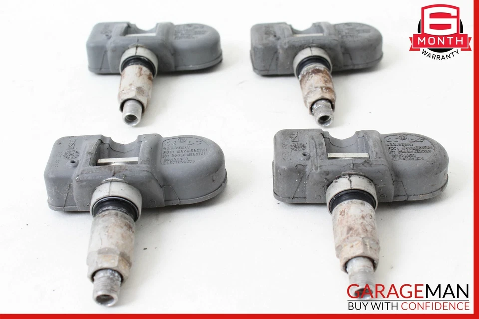 06-11 Juego de sensores de monitor de presión de neumáticos Mercedes W209 CLK350 S500 TPMS 433 MHz OEM Foto 2 de 4