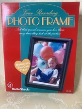 RadioShack Voice Recording Photo Frame 63-976 - New Open Box 3x5" 4x6" 5x7"