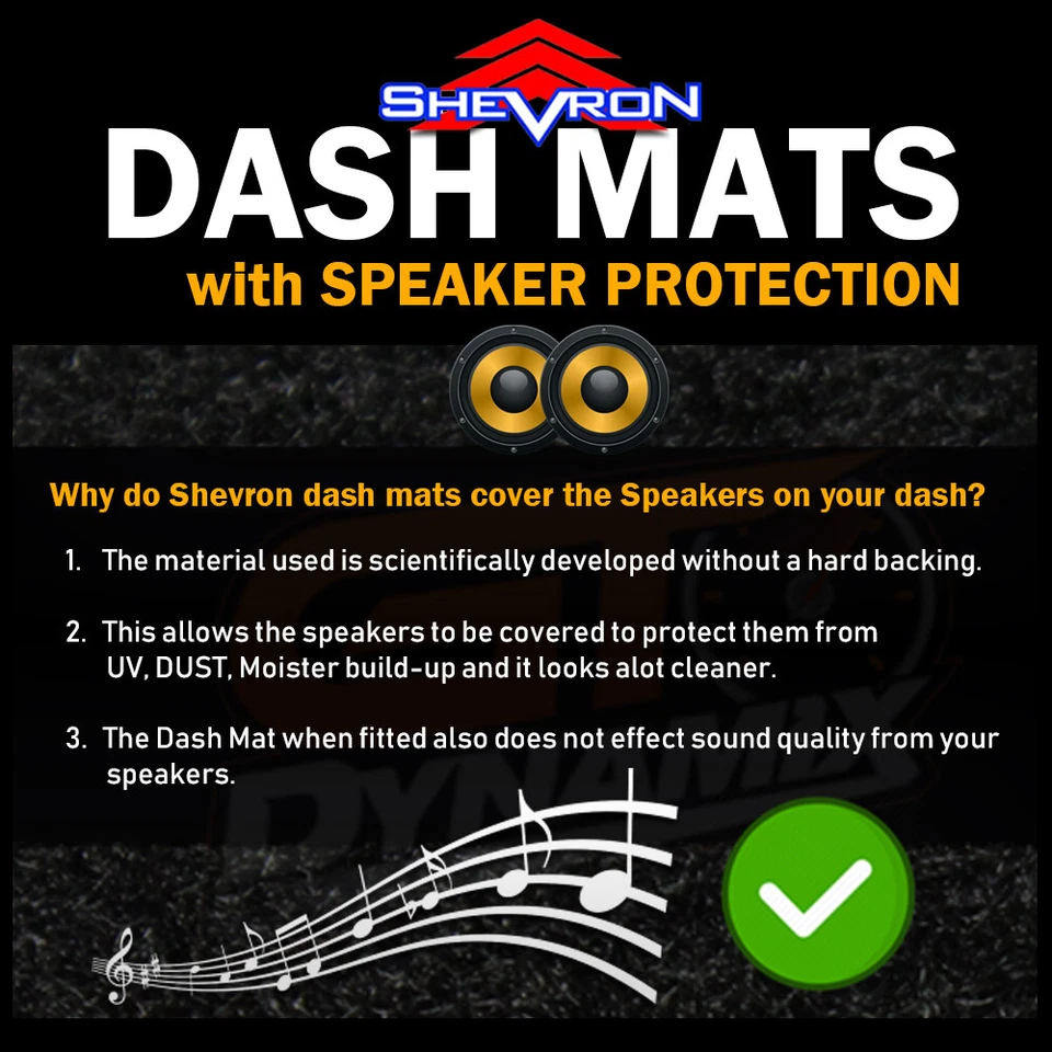 DASH MAT HOLDEN TRAX TJ LS LTZ LT 9/2013-2016 DM1331 BLACK or CHARC - image 4 of 4