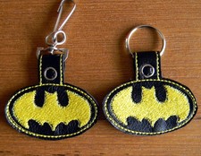 Batman Key Chain Fob, Purse or Backpack Charm
