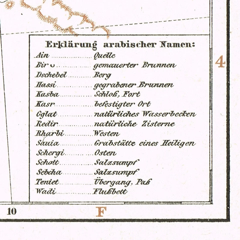 ARGELIA Argel 1899 TÚNEZ MARRUECOS Túnez Mapa original fechado mapa África Foto 2 de 4