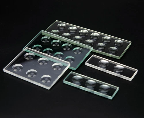 Microscopio de cavidad cóncava circular de vidrio óptico de 5 mm/10 mm de espesor - Imagen 4 de 31