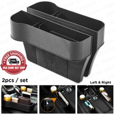 2x Car Van Seat Gap Catcher Filler Storage Box Pocket Organizer Holder Decorate 2x Car Van Seat Gap Catcher Filler Storage Box Pocket Organizer Holder Decorate