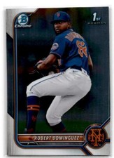 2022 Bowman #BCP-51 Robert Dominguez Chrome Prospects New York Mets