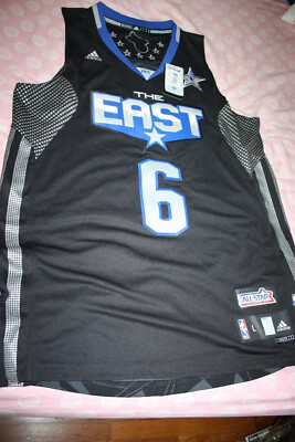 2011 NBA All Star The East #6 Miami Heat LeBron James Adidas