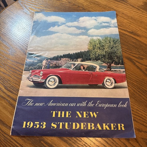 1953 Studebaker Champion Commander V8 Landcruiser Sales Brochure Large Original