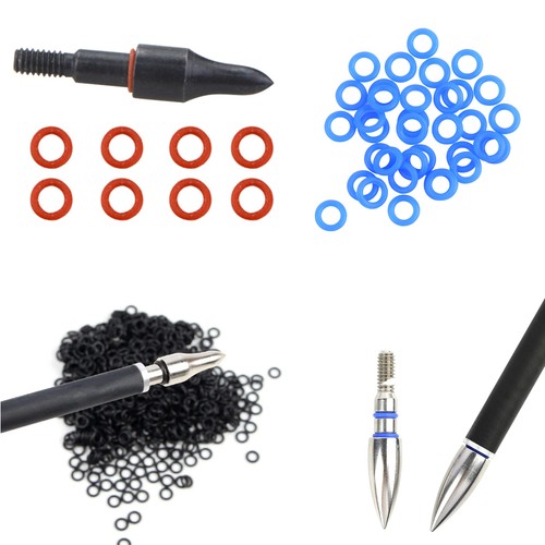 50/100/200 X Archery Arrowhead Rubber O Rings Broadhead Washer ...
