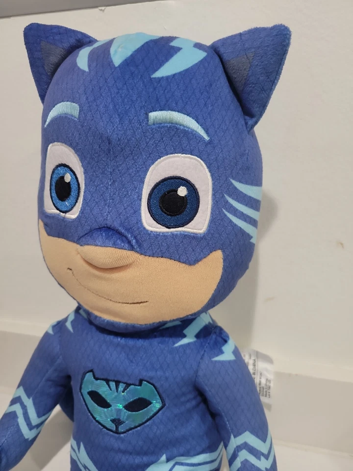 DISNEY PJ Máscaras Gato Niño Gato Azul Personaje 24" Peluche Animal Foto 2 de 4