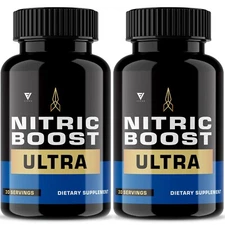 (2 Pack) Nitric Boost Ultra Capsules, Nitric Boost Ultra Reviews (120 Capsules)