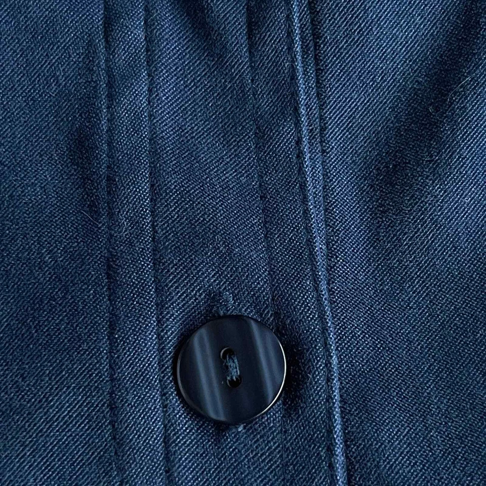 Silkland Button Up Shirt Womens Plus Size 1X Blue Long Sleeve Casual Mature  - Image 3 of 4