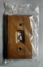 AMERICAN TACK & HARDWARE SINGLE TOGGLE SWITCH RED OAK (C4007T)*