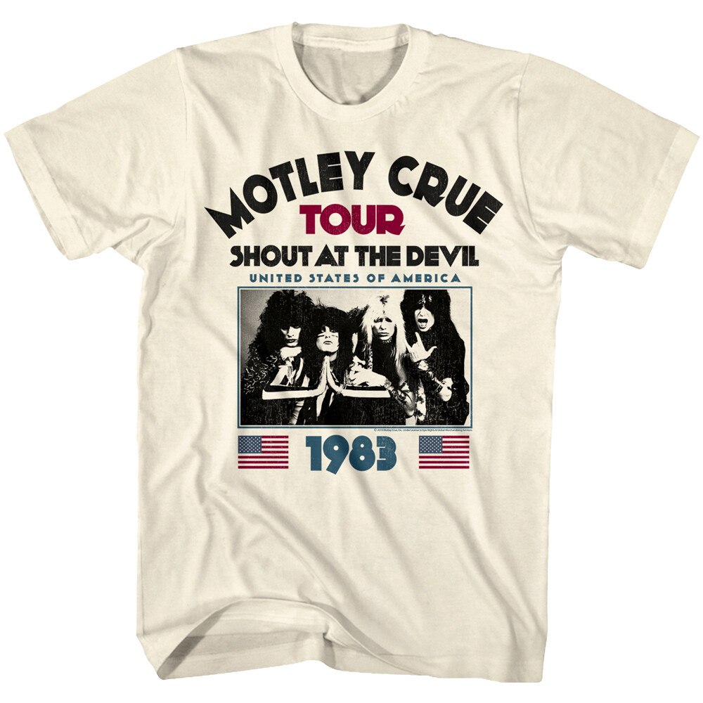 MOTLEY CRUE Shout At The Devil tour Tシャツ