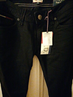 NEU tommy hilfiger Damen Hose Jeans W27 L34 schwarz  SUZZY Chicago Coated Skinny