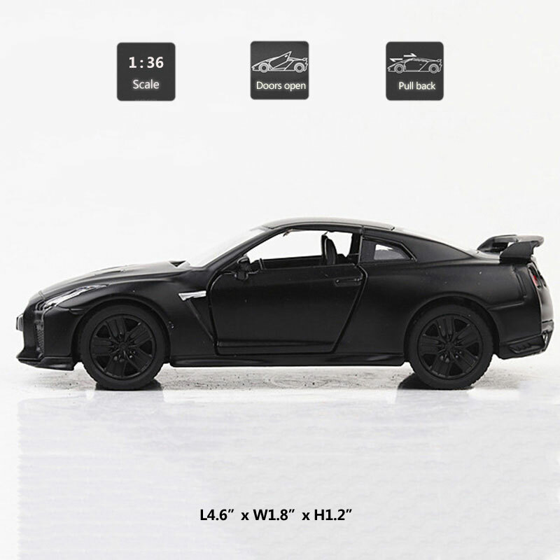 1/43 ディーラー品　日産 GT-R R35 ブラックエディション　ミニカー Amazon | 1/43 日産 GT-R R35 ディーラー特注 ミニカー ワンガン