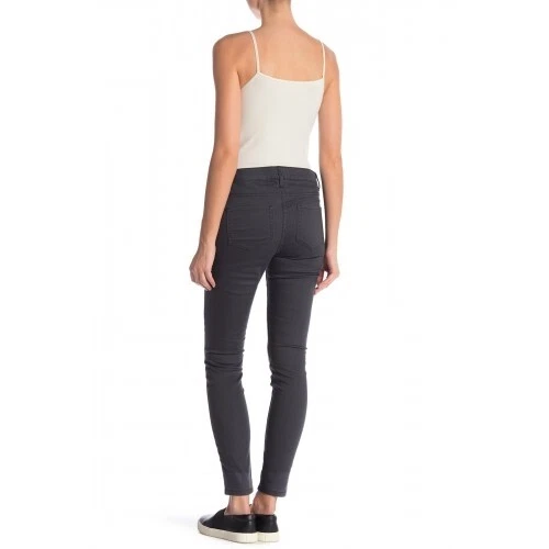 Pantalones para mujer Joe Fresh 157112 Hurricane cremallera bolsillo ajustados grises talla 26 Foto 2 de 3