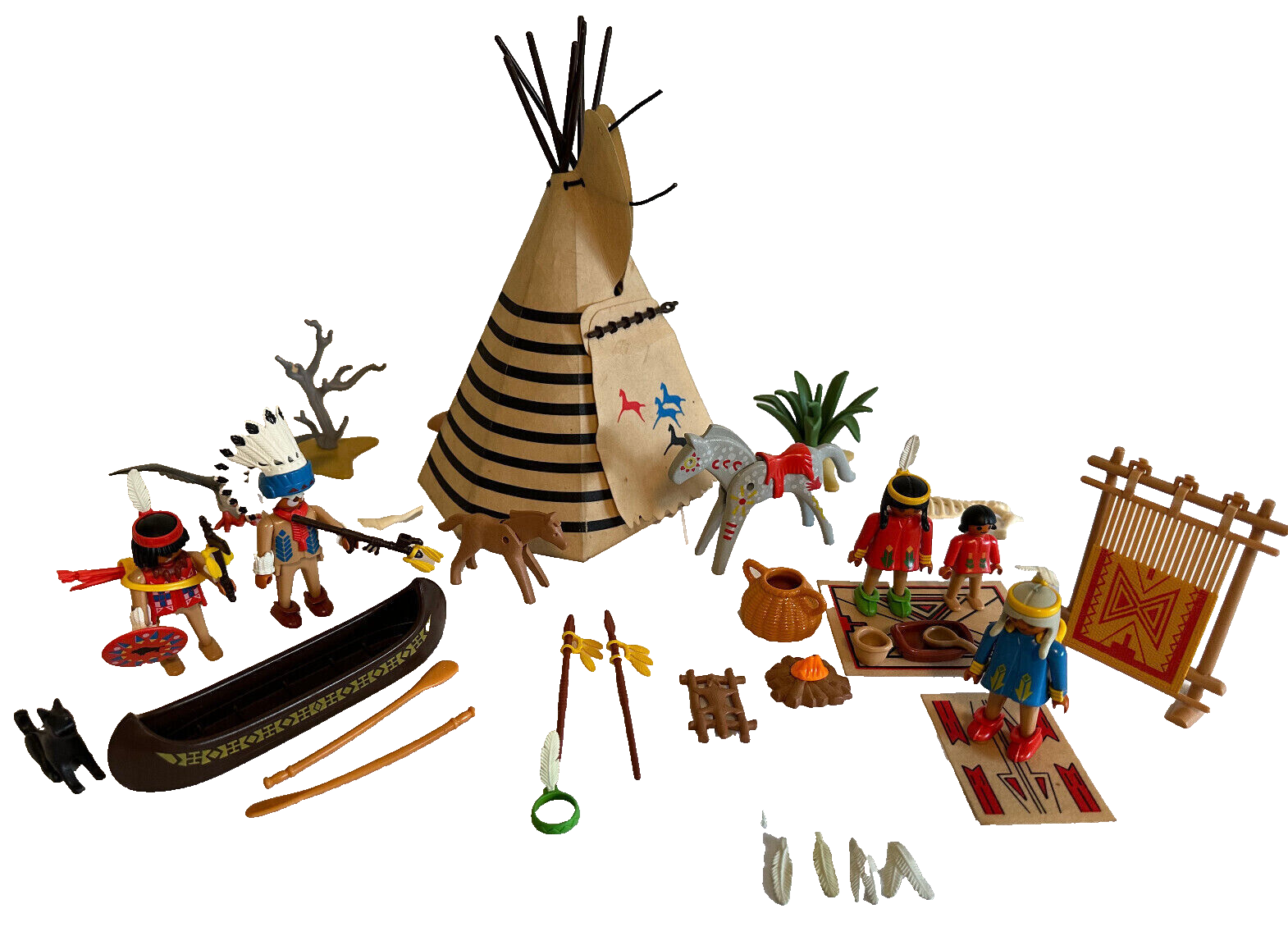 Playmobil 3733 Native American Camp/Village eBay